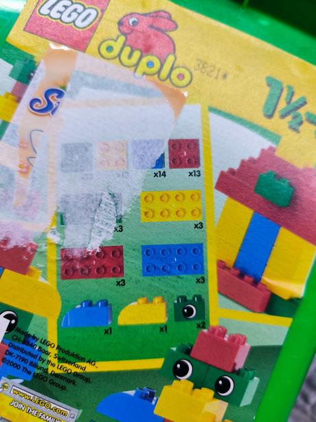 Lego duplo 4839 v kýbliku veľké množstvo kociek vy,