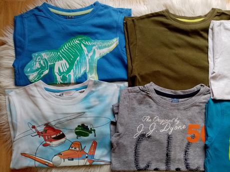 Set, komplet tričiek, 122–134