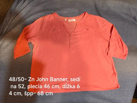 Tričko 3/4 rukáv, 50