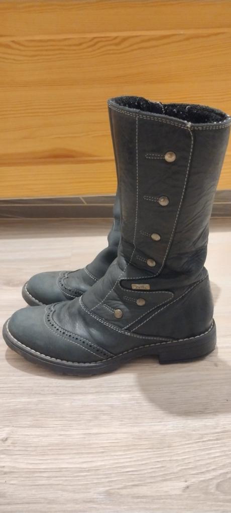 Kožené čižmy s membránou, richter,34