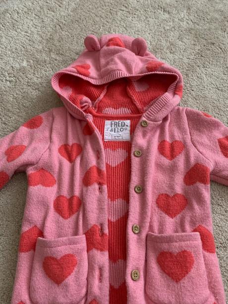 Svetrík s kapucňou 18-24m, f&f,98