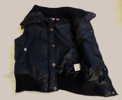 Zateplená vesta s/m, denim co,38