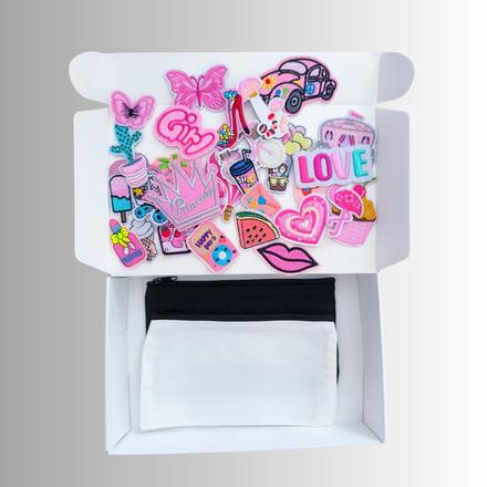 Vyrob si sám - kreatívny box - platená taštička, 