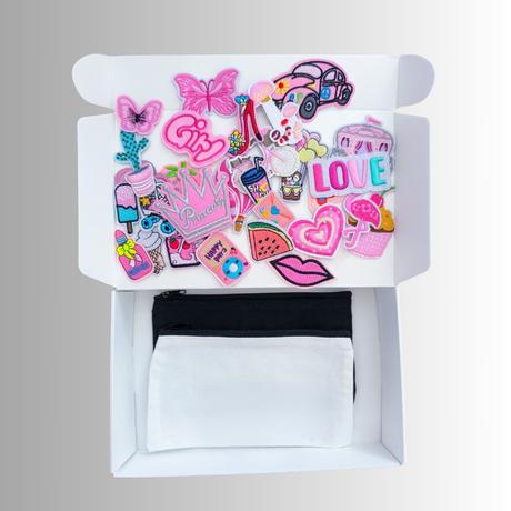 Vyrob si sám - kreatívny box - platená taštička, 