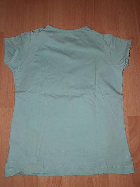 Tyrkysové bavlnené triko, marks & spencer,122