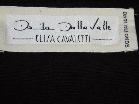 Elisa cavaletti luxusná čierna blúzka, xs