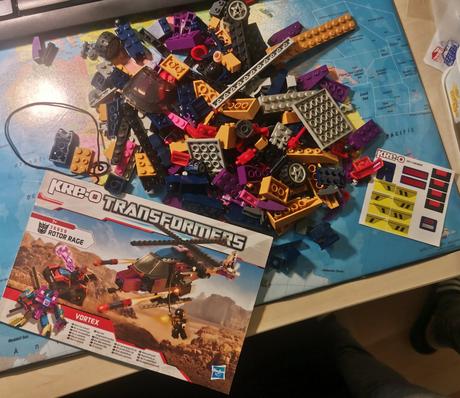 Hasbro kre-o transformers rotor rage vrtulník, 