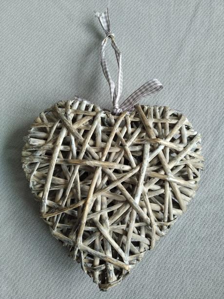 Prútené srdcia - na zavesenie, 