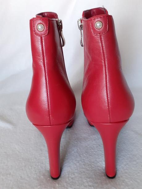 Dámske nízke kožené čižmy (čižmičky) kate gray č.4, 40