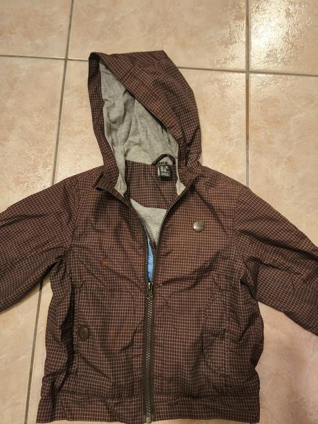 Bunda chlapčenská hnedá (98), kids,98