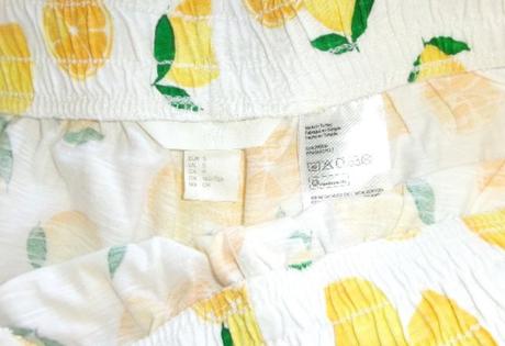 H&m letná citrónová súprava vel.s, h&m,s