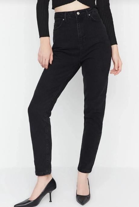 Cierne mom džínsy, m