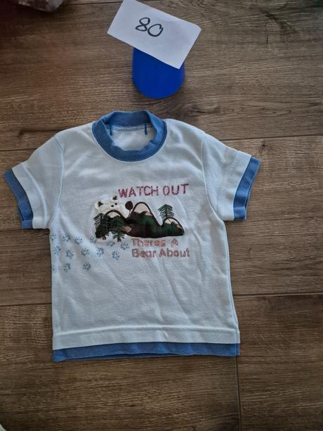 Krátky rukáv, h&m,80