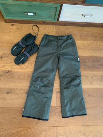 Reima otepľovaky, didricsons rukavice 134/140, reima,134