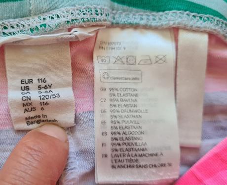 Legíny grátis k nákupu, h&m,116