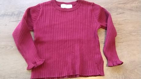 Tenký svetrík, len opratý, h&m,116