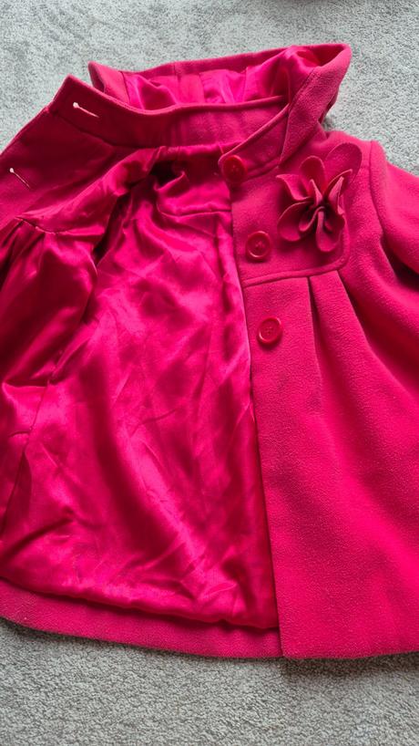 Ružovy kabatik - 98 - cena s poštou, monsoon,98