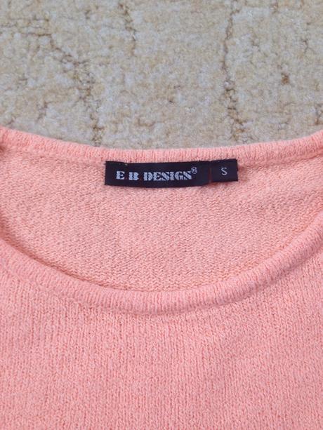 Lososový sveter s, s