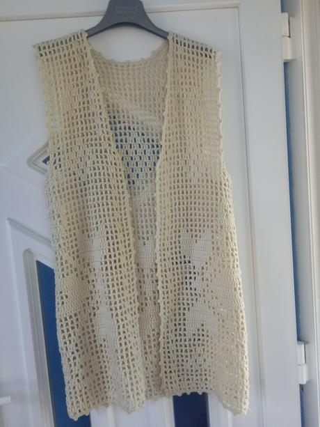 Bézová vesta m/l, l