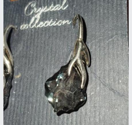 Náušnice tmavšie, rodiovane, 