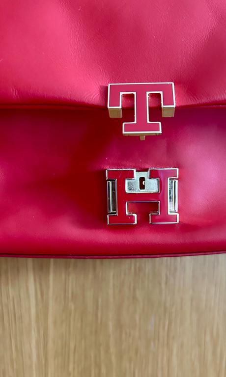 Kožená crossbody kabelka zn.tommy hilfiger, tommy hilfiger