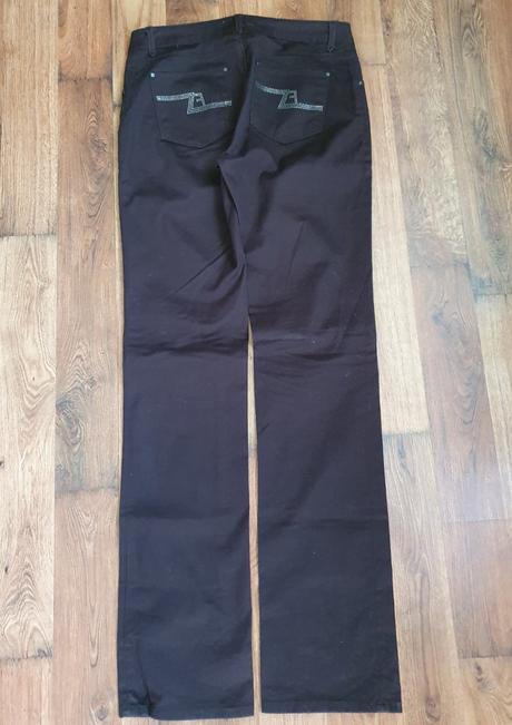 Rovne cokoladove jeansy zara, zara,38