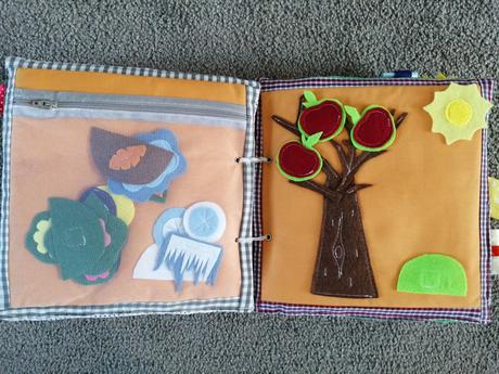 Šitá kniha quiet book,