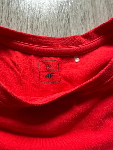 Detské tričko 4f game - červeno-čierno-biele 152, 152