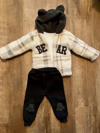 Teplá súprava (kabátik + nohavice), 86