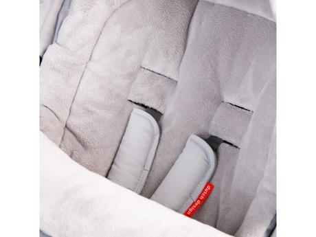 Womar fusak i grow fleece svetlosivý, womar zaffiro