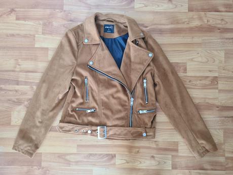 Semišová bunda, new yorker,l