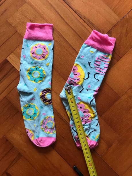 Farebné ponožky - donut, 36