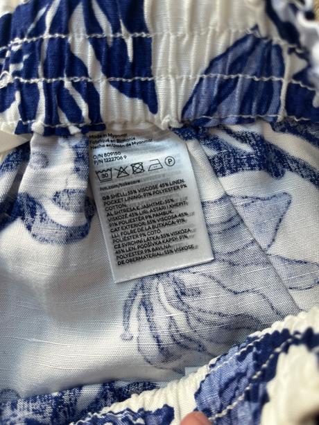 Šortky s obsahom ľanu, h&m,36