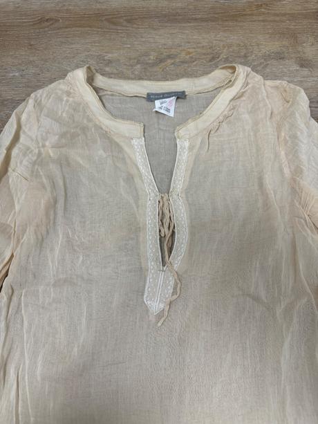 Ľahká priesvitná blúzka klaus dilkrath, xs