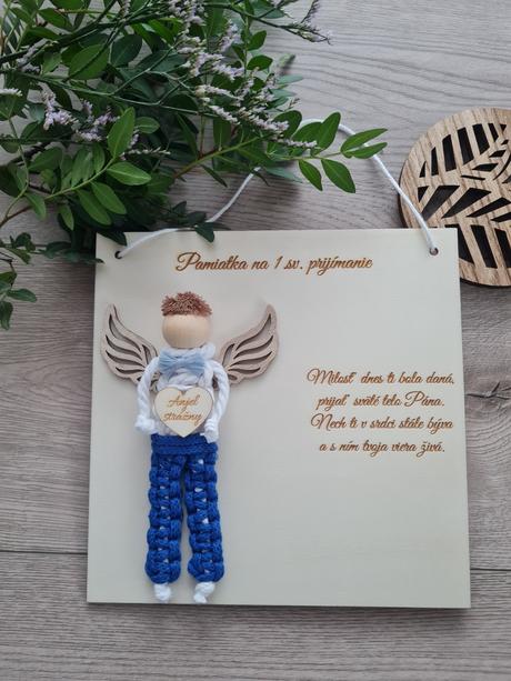 Tabuľka 1 sväté prijímanie  makrame, 