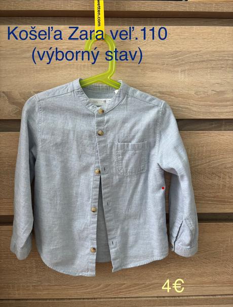Košeľa zara veľ. 110, zara,110