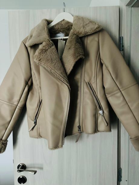 Zateplená koženková bunda, reserved,40