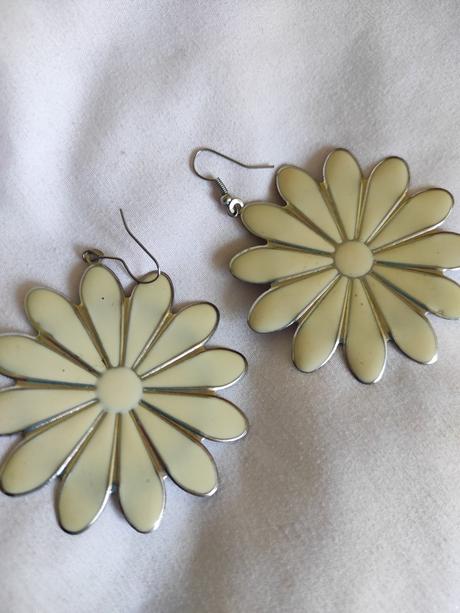 Náušnice margarétky,