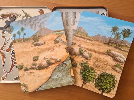 Plechová krabička s magnetkami dinosaurov, 