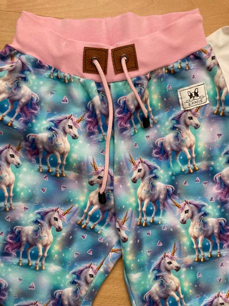 Teplaky jednorozec + zadarmo tricko, 122 / 128