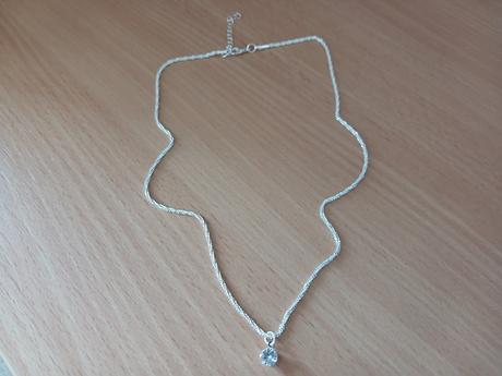 Nový bižu náhrdelník so zirkónom 45+5 cm,
