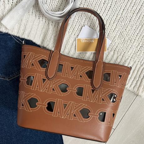 Michael kors sm tote crossbody hnedá, originál, michael kors