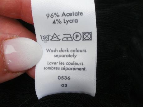 Čierne elastické tričko, new look,m