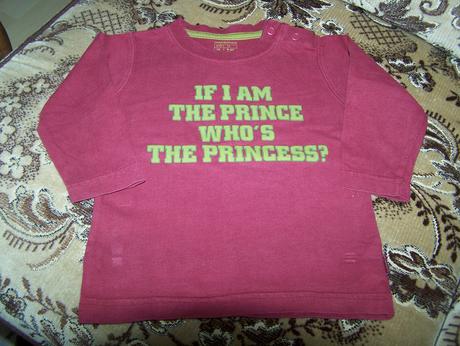 Tričko so zábavným nápisom, h&m,74