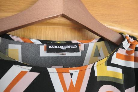 Karl lagerfeld original krasna,kvalitna bluzka/top, m