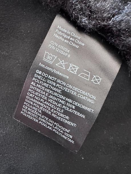 H&m - plyšová bunda, h&m,m