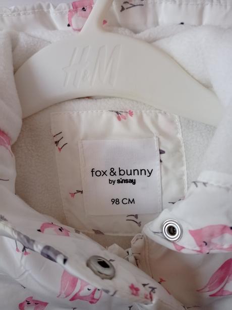 Zimný kabát s kapucňou, sinsay,98