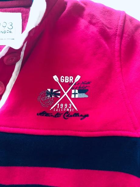 Dámska rugby/jachtárska mikina crew clothing co., l