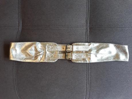 Zlaty hruby opasok - prava koza, dorothy perkins