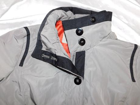 Damska kvalitna bunda s rool-up rukavmi, 42